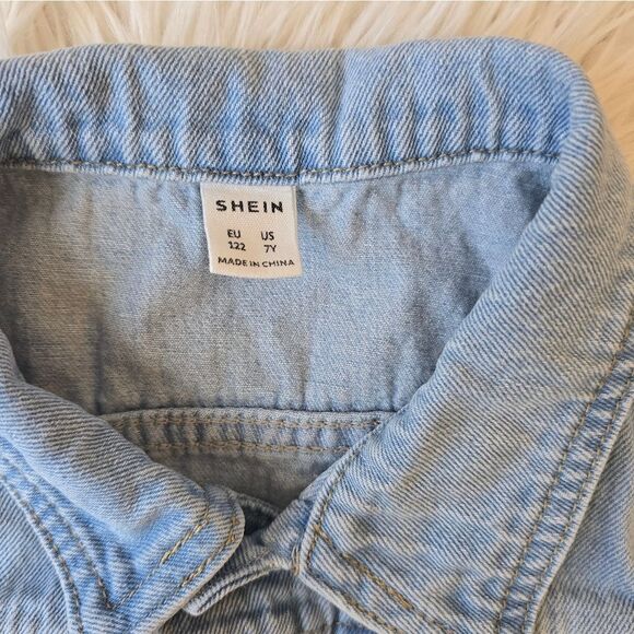 Denim Vest with Butterfly Design - Picture 2 of 3